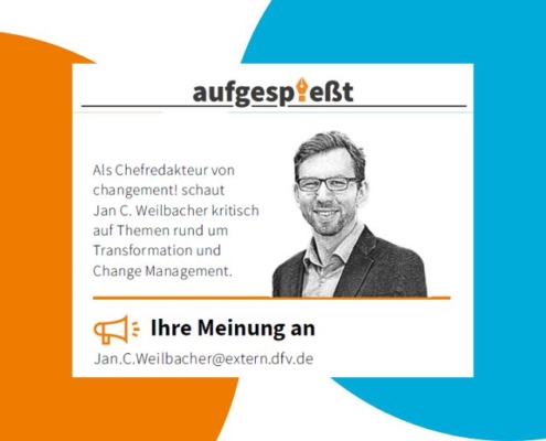 aufgespießt - von Jan C. Weilbacher: Das unterschätzte Tool: der Mensch